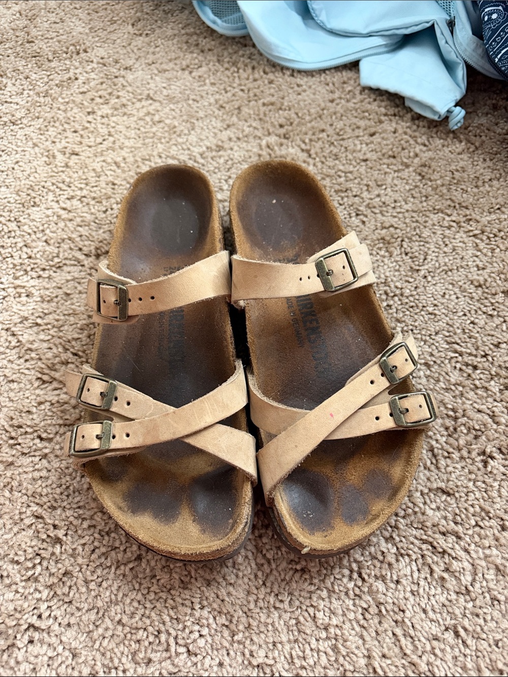 Women’s Birkenstock  Triple-Buckle Slide Sandals